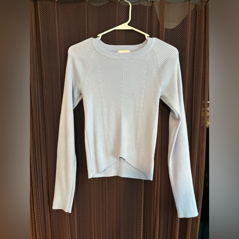 Light Blue Sweater Long Sleeve